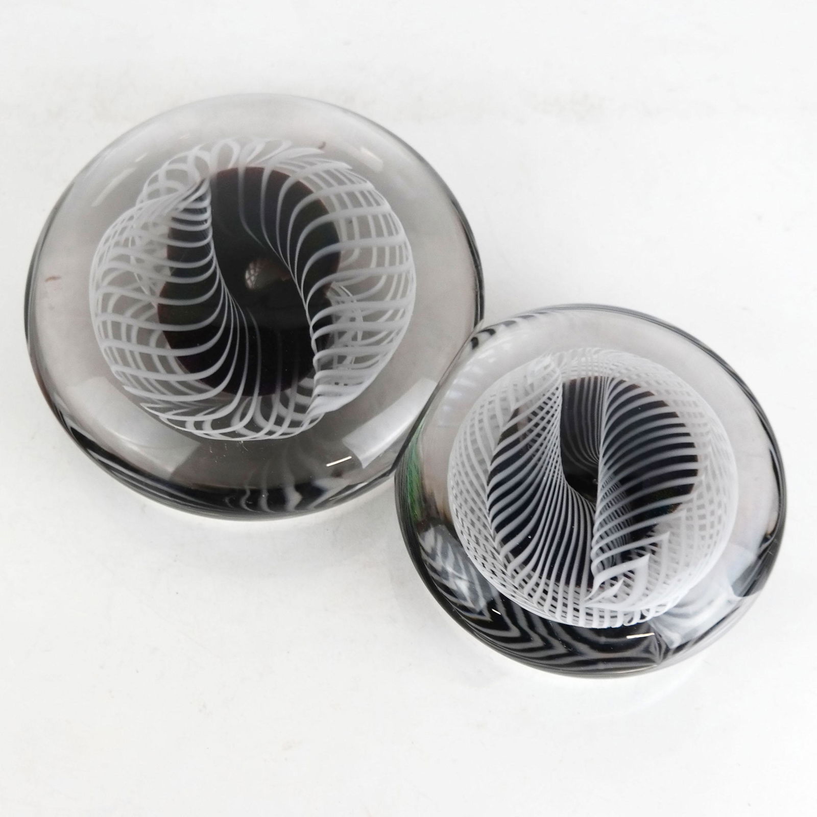 Two Similar Paperweights - Eickholt, 1988 (1 of 10)