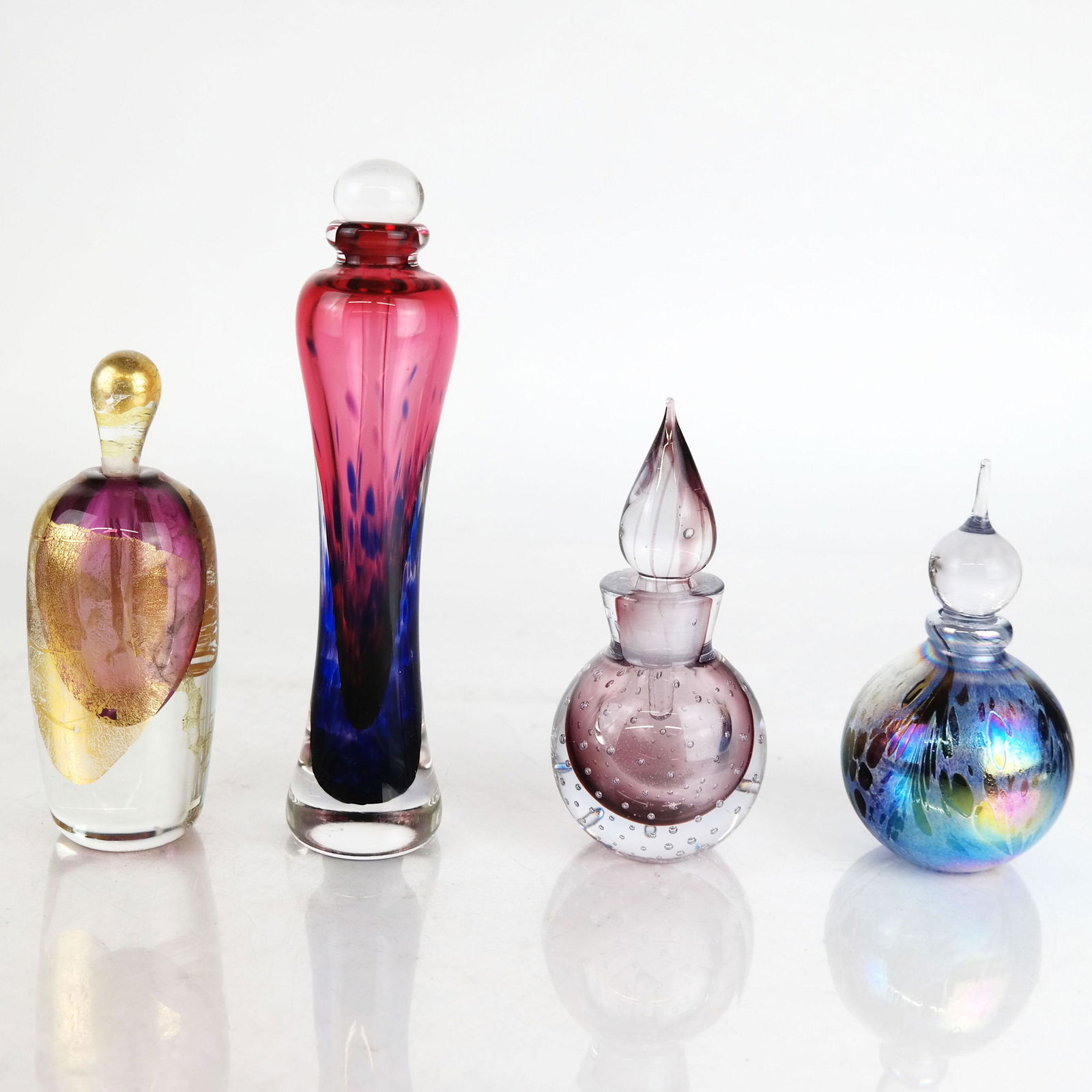 Group of Four Crystal Perfume Bottles (1 of 12)