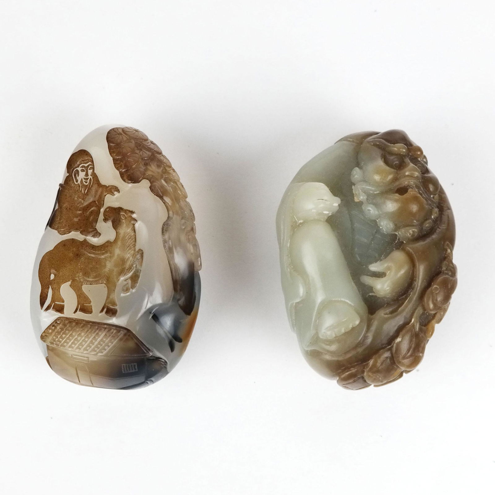 Two Chinese Carved Pendants (1 of 12)