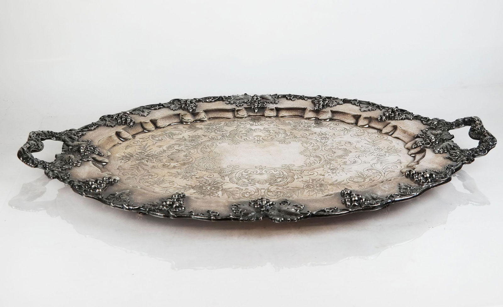 Large Silverplate Serving Tray (1 of 9)