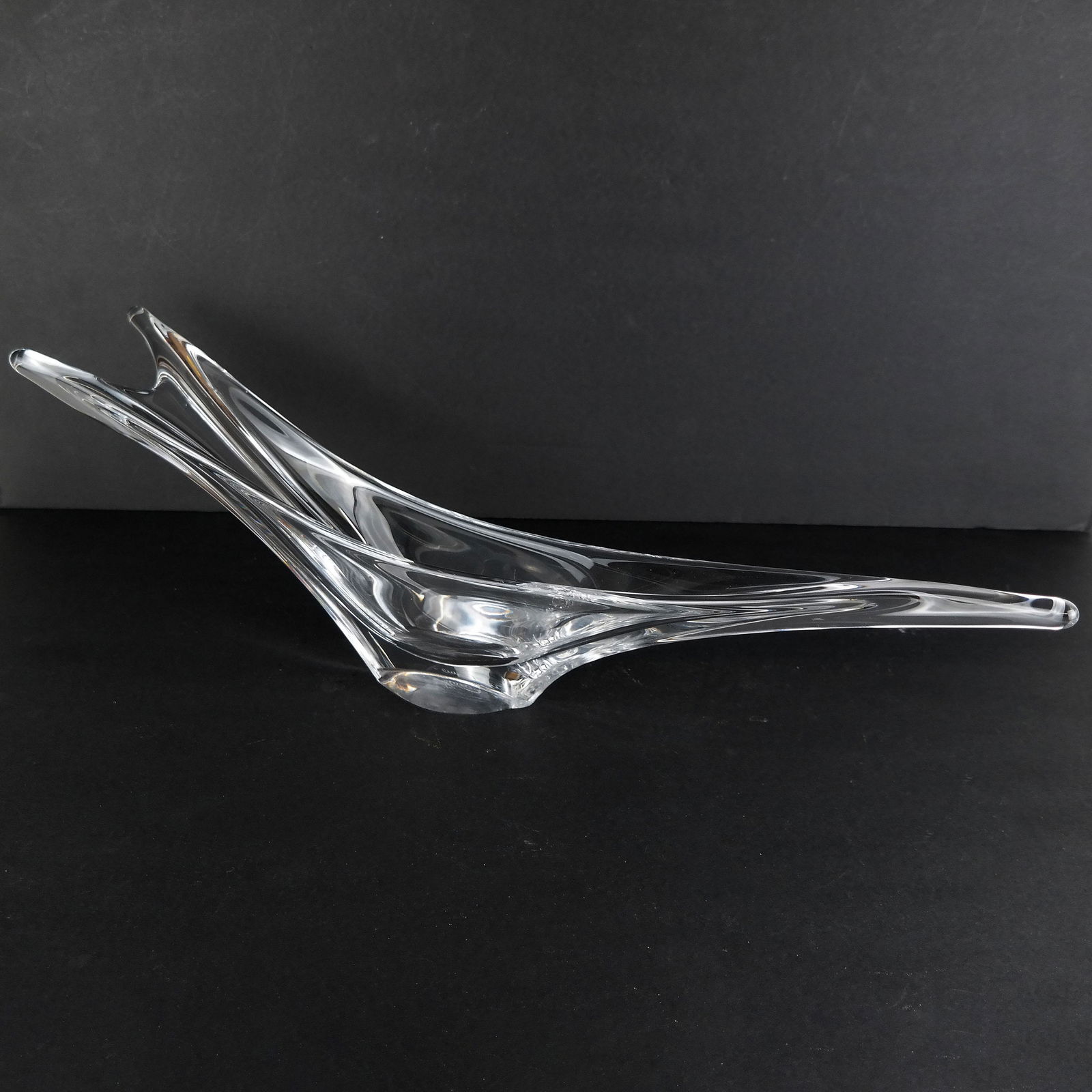 Daum French Clear Glass Centerpiece Bowl (1 of 11)