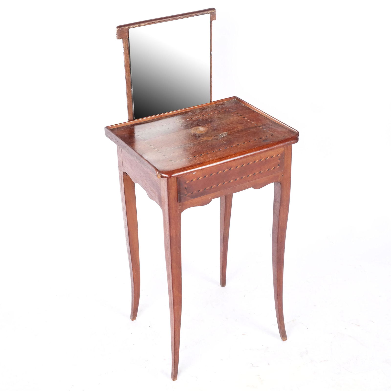 Antique Continental Inlaid Shaving Table (1 of 7)