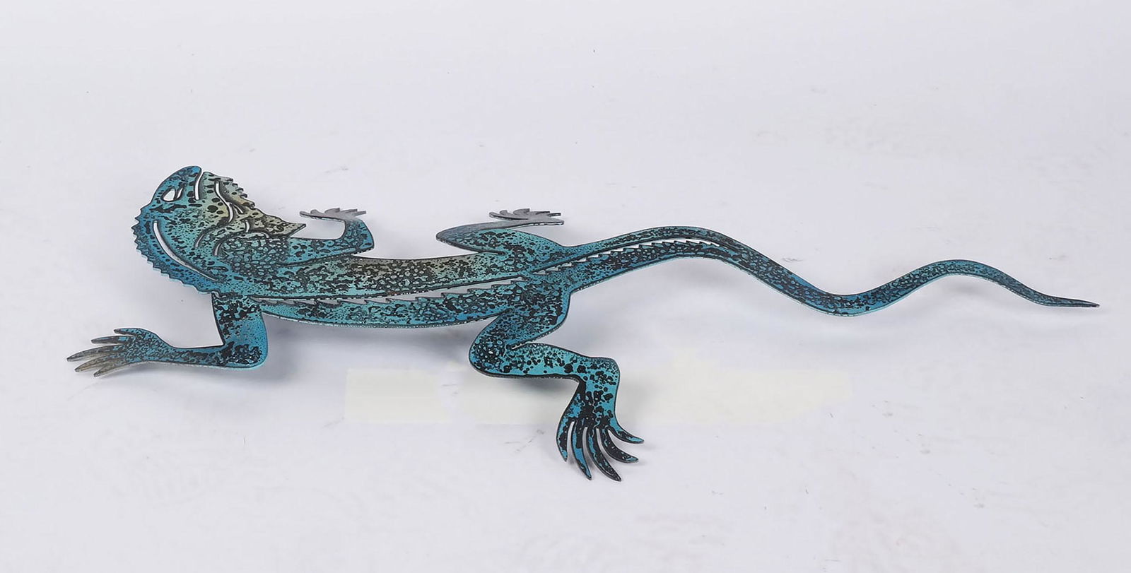 Contemporary Metal Lizard Sculpture (1 of 7)