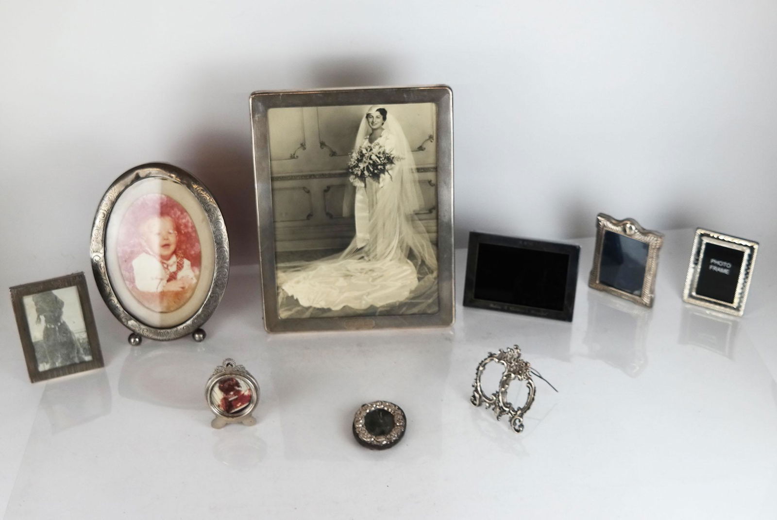 Eight Sterling Silver Picture Frames (1 of 9)