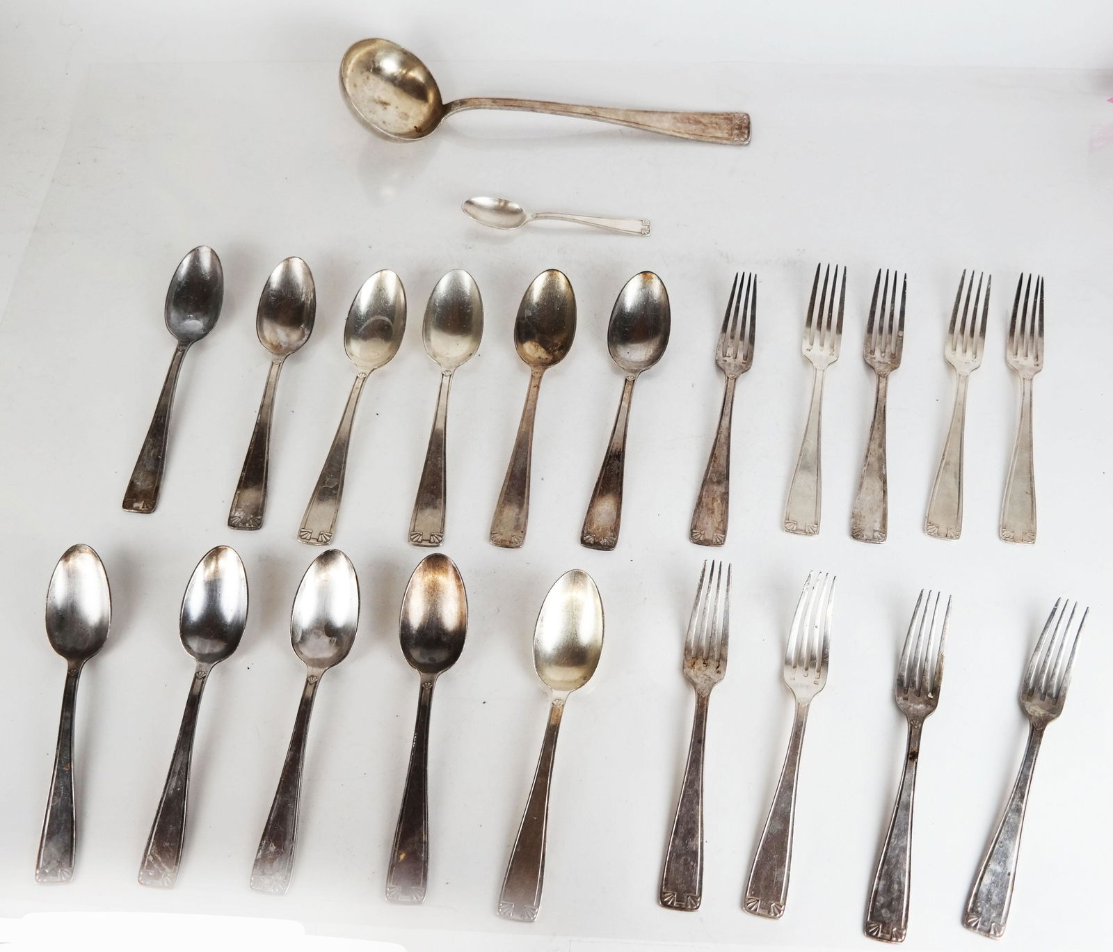 Russian Silver Flatware Set (22) (1 of 8)