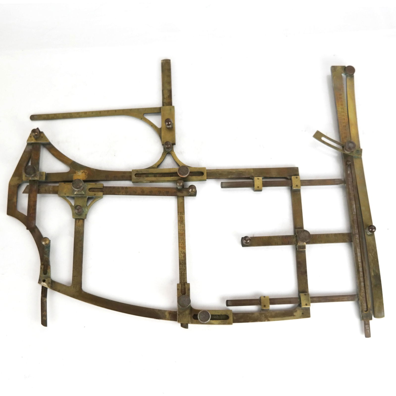 Mid 19th C. English Brass Measuring Device (1 of 10)