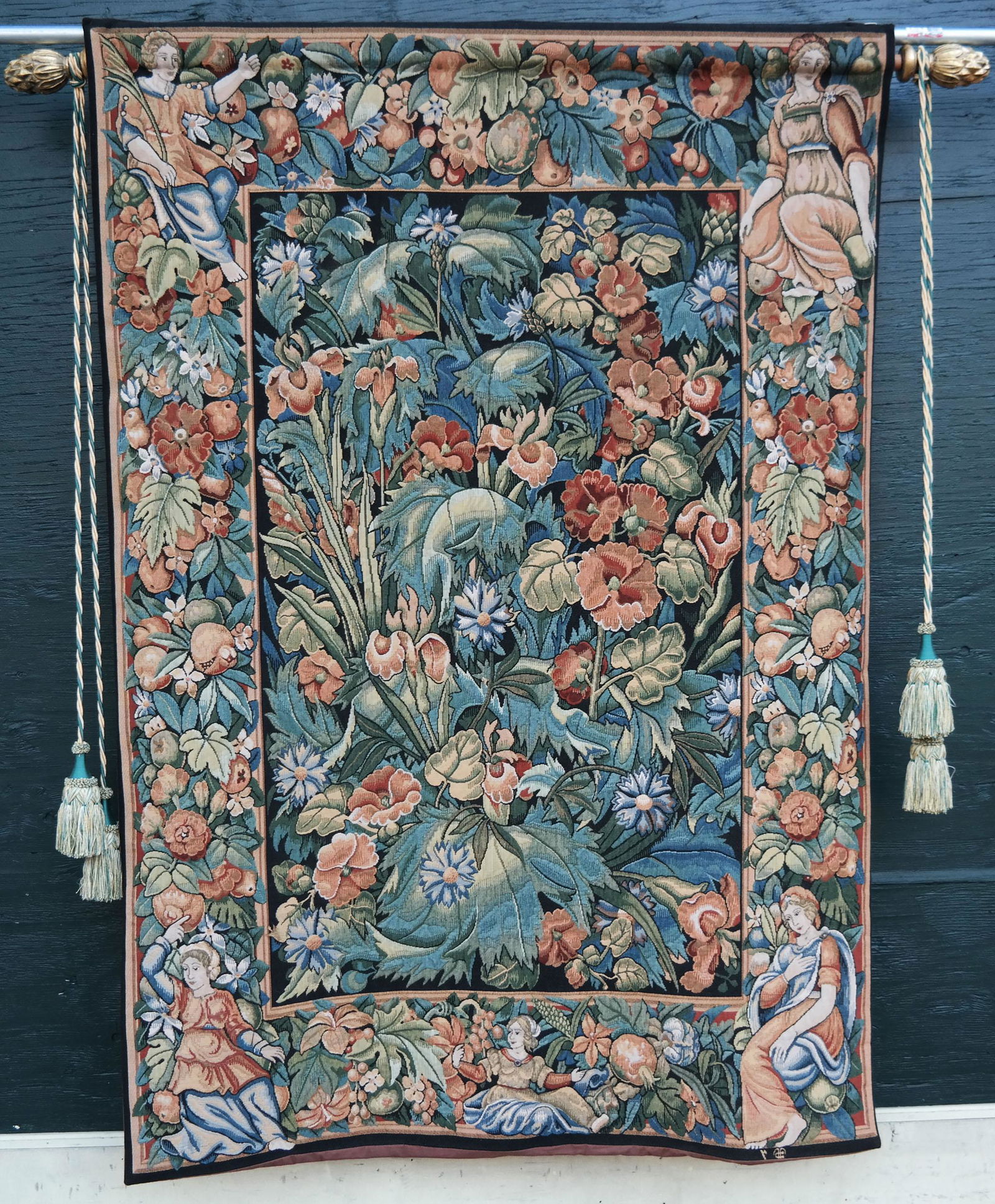 Machine Made Tapestry on Rod (1 of 12)