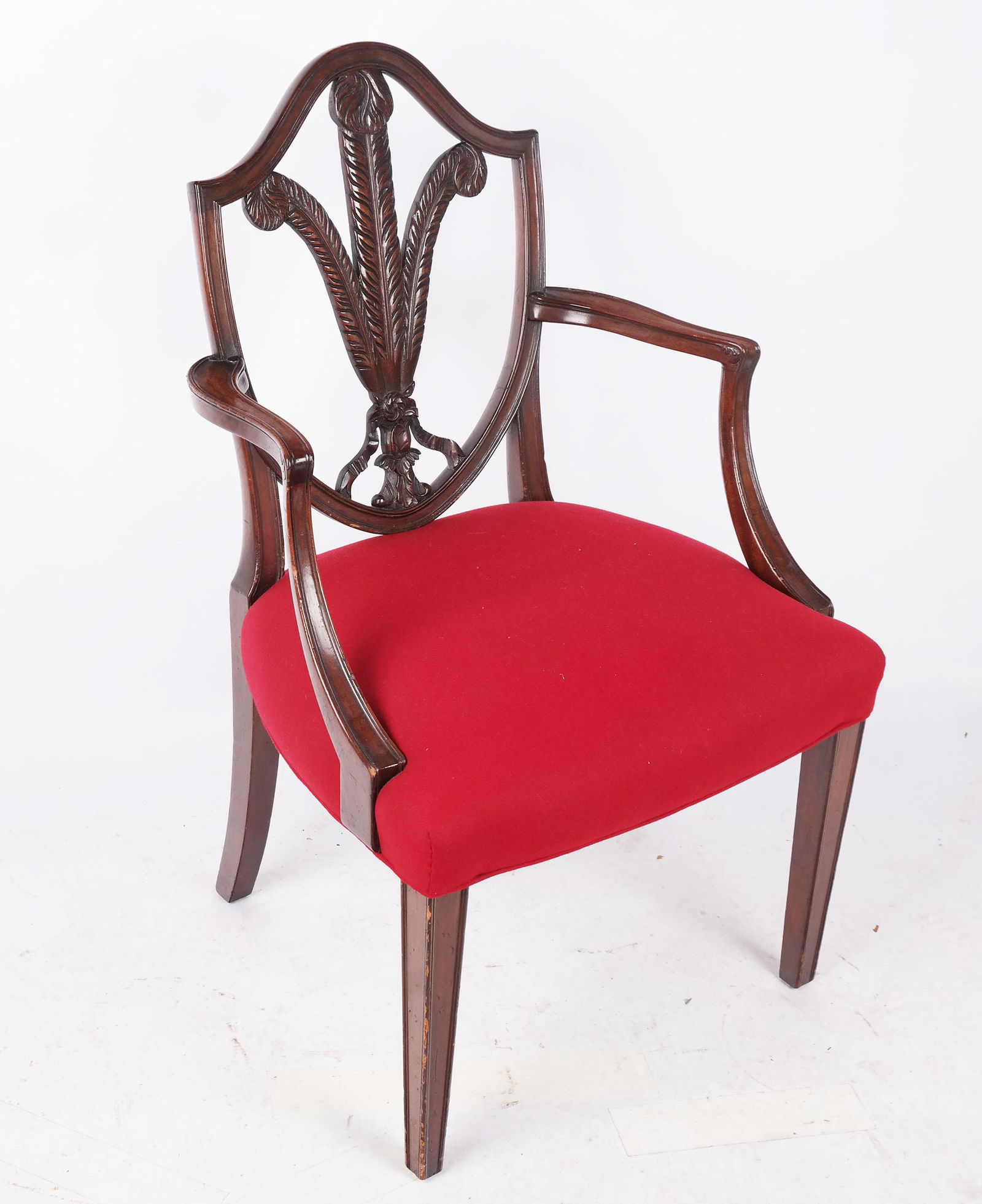 English-Style Shield Back Armchair (1 of 5)