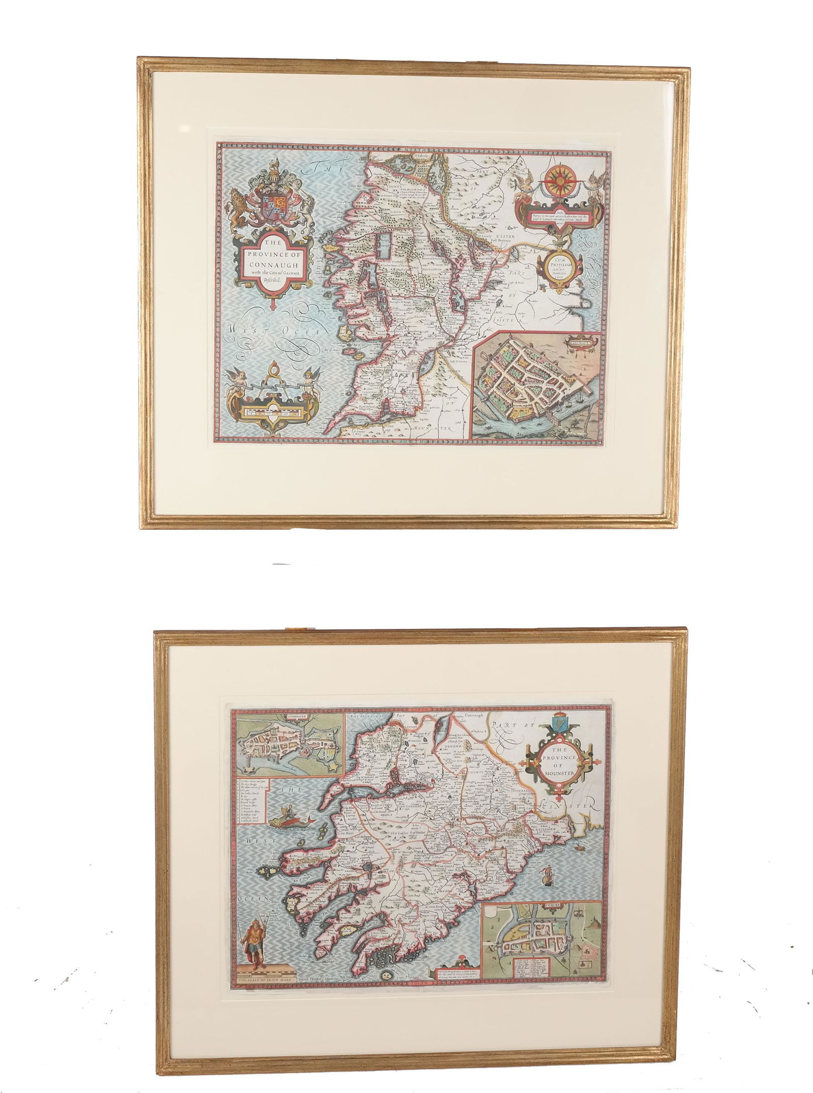 John SPEED: Two Antique Maps of Ireland (1 of 17)