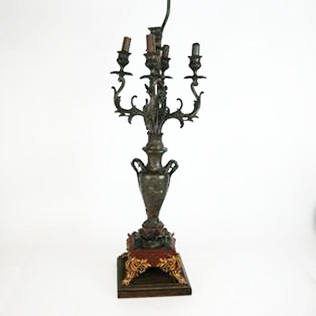 Rococo Revival Candelabra Table Lamp (1 of 13)