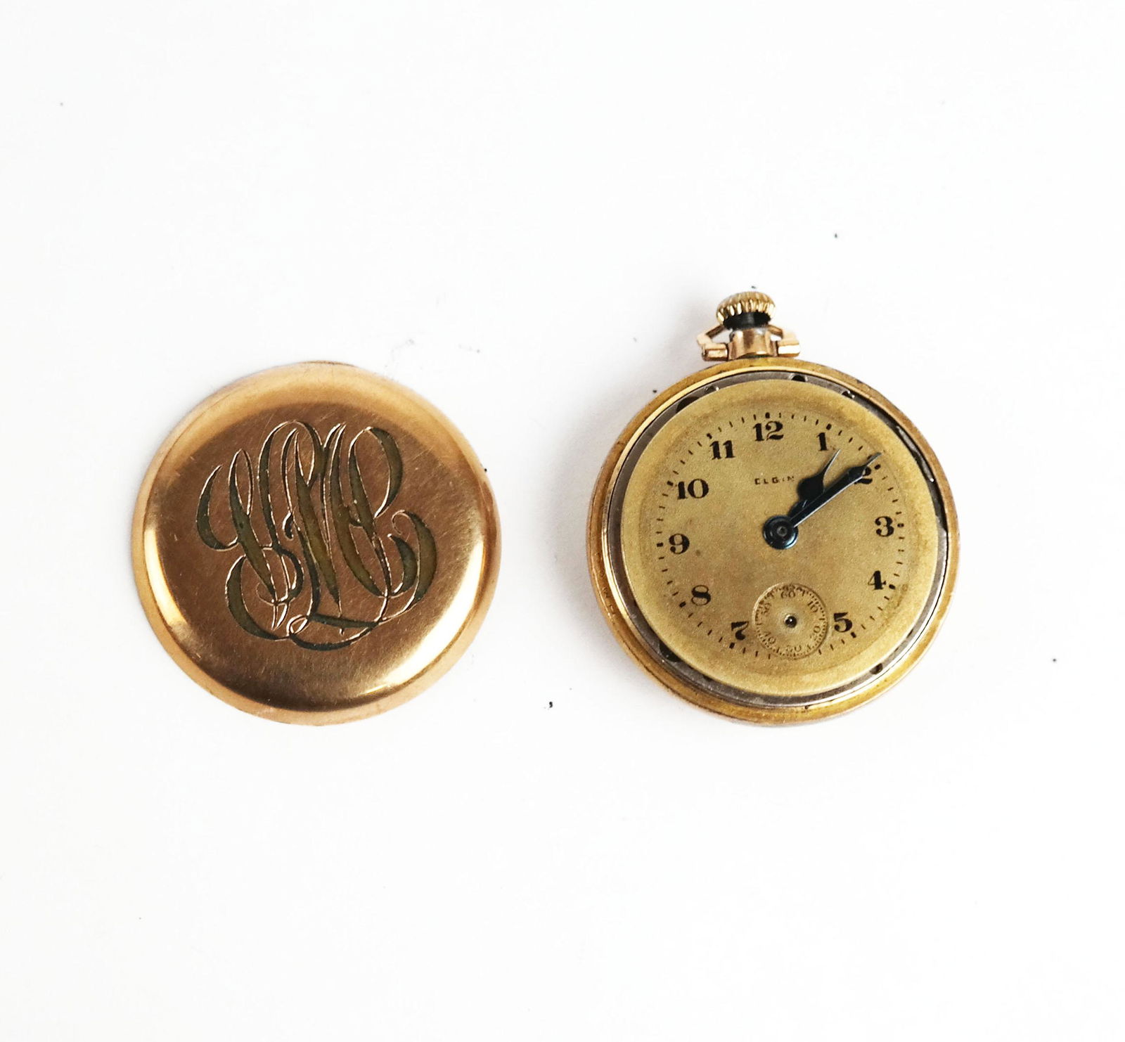 14K Yellow Gold Elgin Pocket Watch (1 of 7)