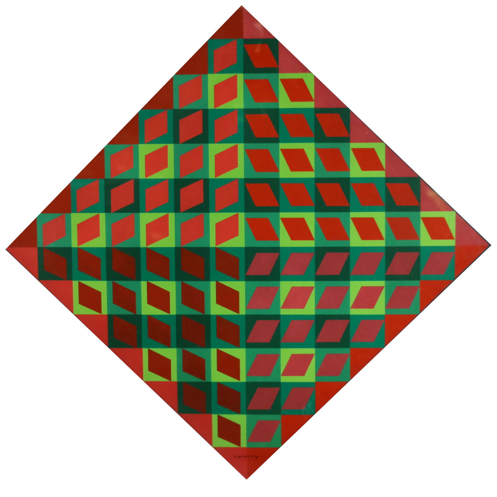 After Victor VASARELY: "Banya" - Serigraph (1 of 6)