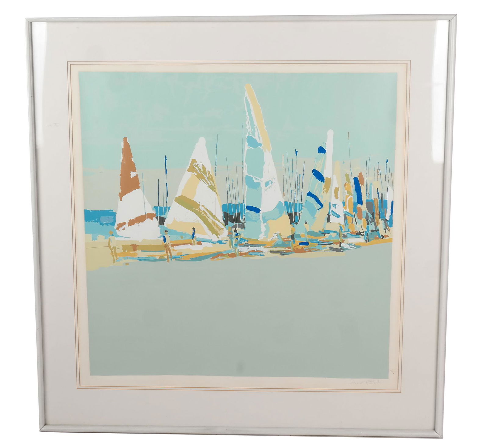 Italo (George) BOTTI: "Sunset Sails" - Lithograph (1 of 7)