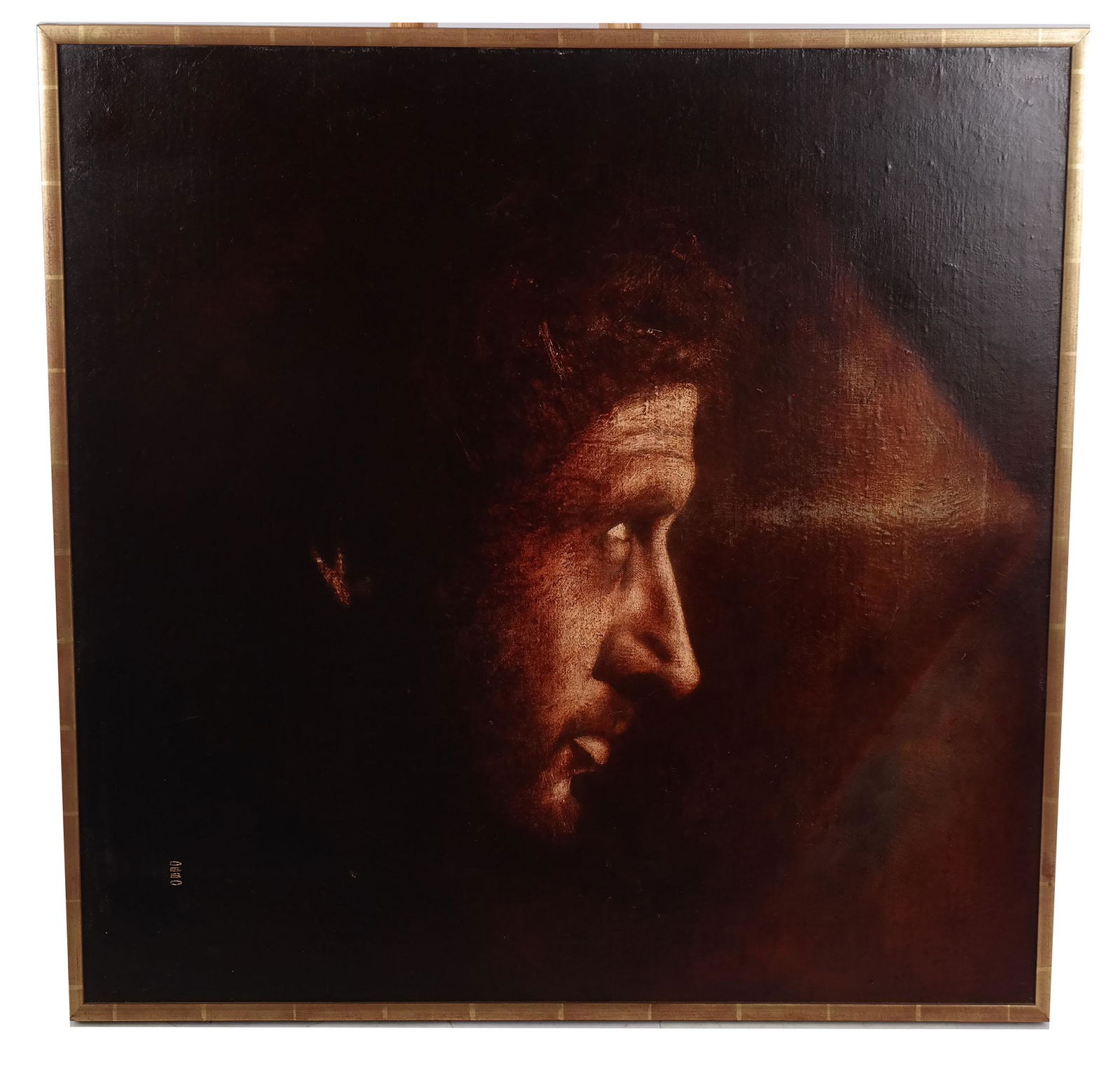 DEBO: Side Profile Portrait "Fire" - Oil on Canvas (1 of 8)