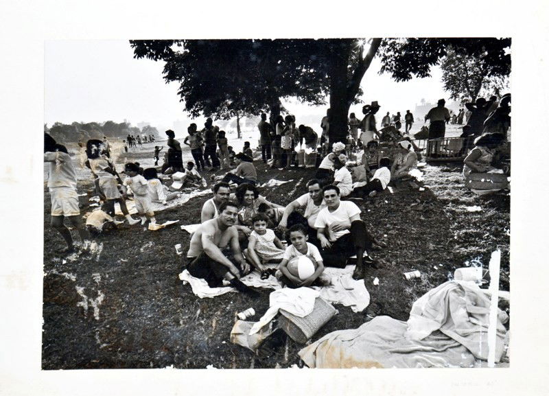 Bruce Davidson Photograph, New York Scene: Unframed photograph of Central Park, 1968. Pencil signed "Davidson '68." As is, art: 6.5" x 8.5".