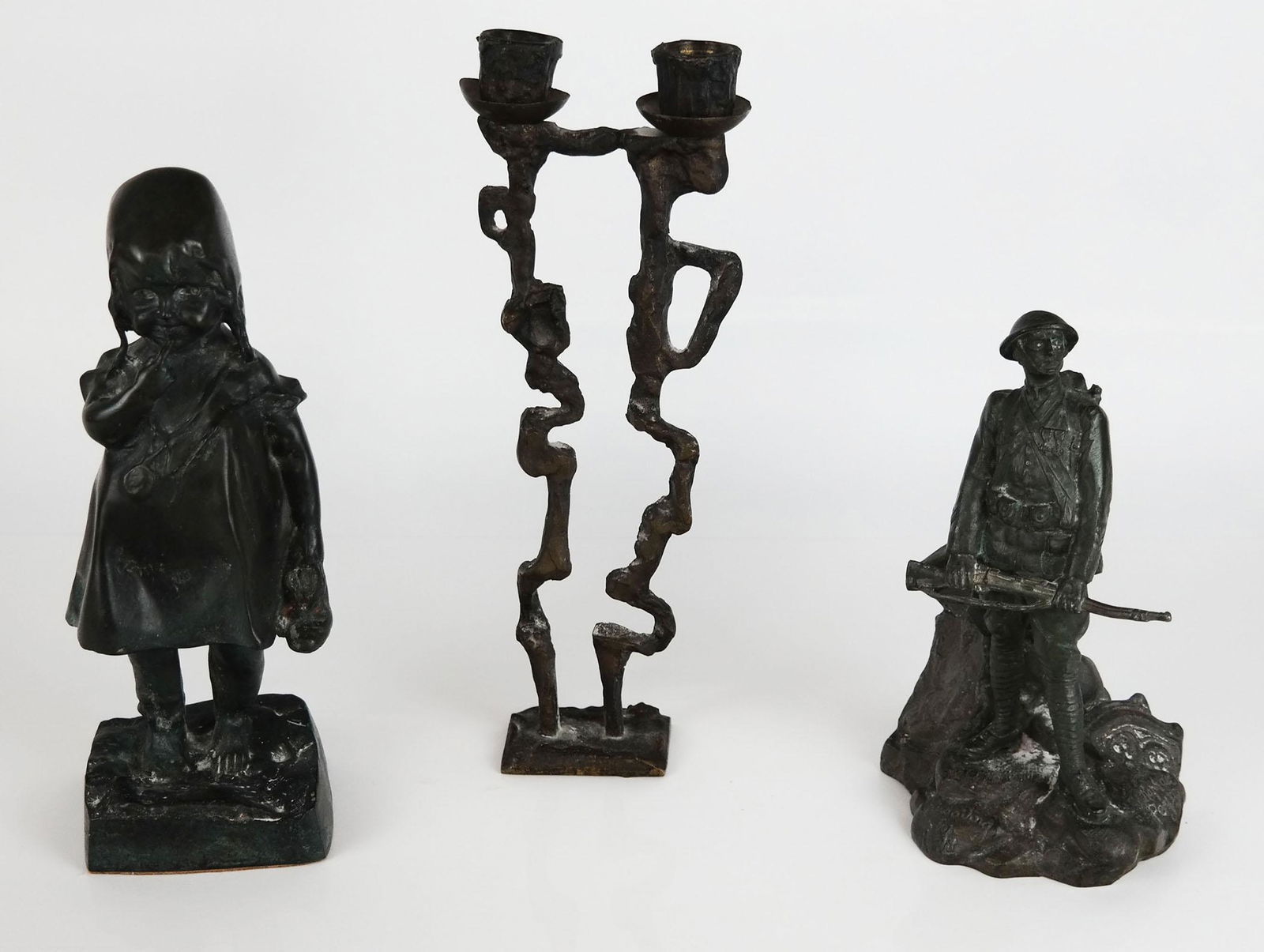 Three Patinated Metal Articles (1 of 15)