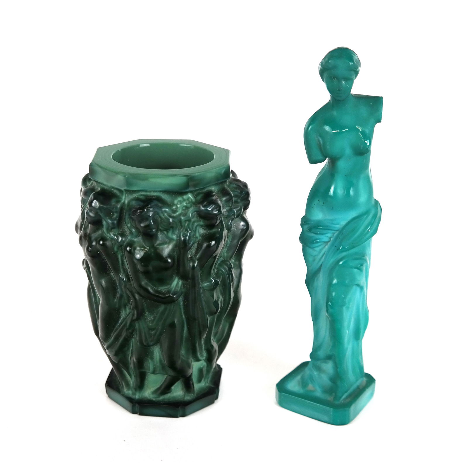 Two Green Glass Articles (1 of 12)