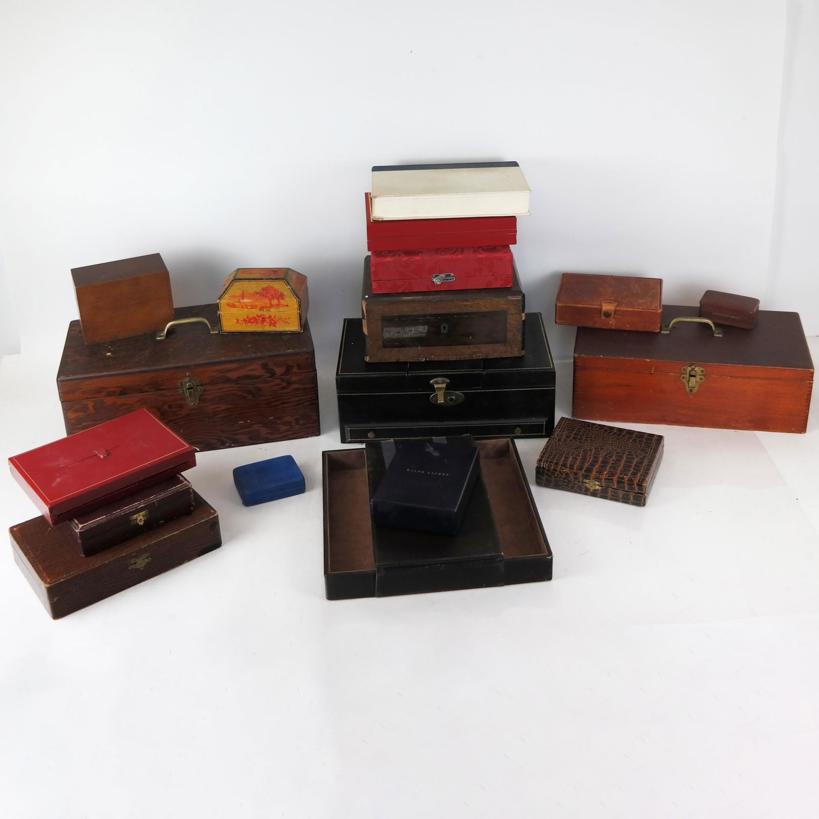 Assembled Group of 18 Storage Boxes (1 of 11)