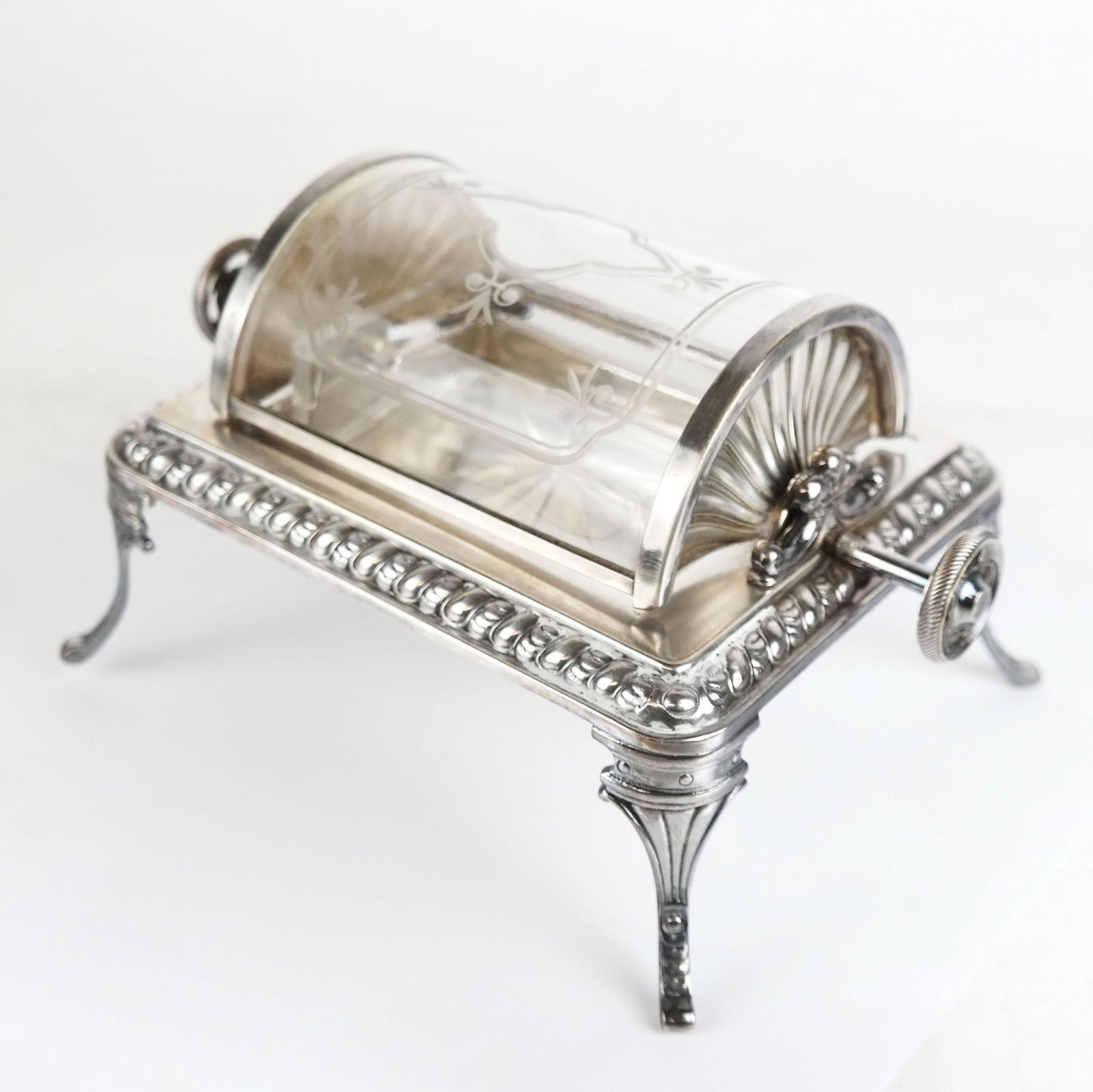 Small Silver Plate Popover Dish / Revolving Tureen (1 of 9)