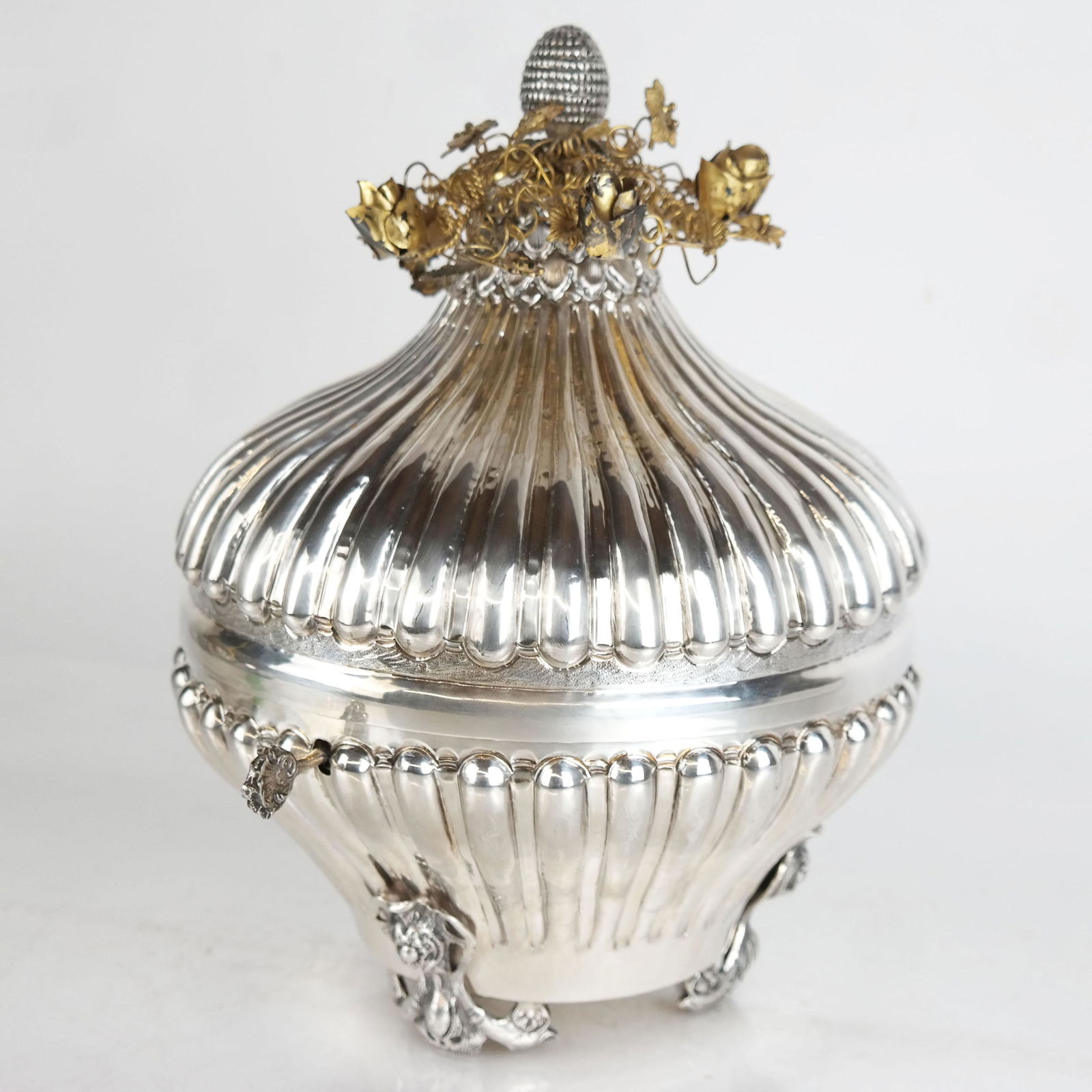 Helvacioglu Silver Large Covered Box (1 of 12)