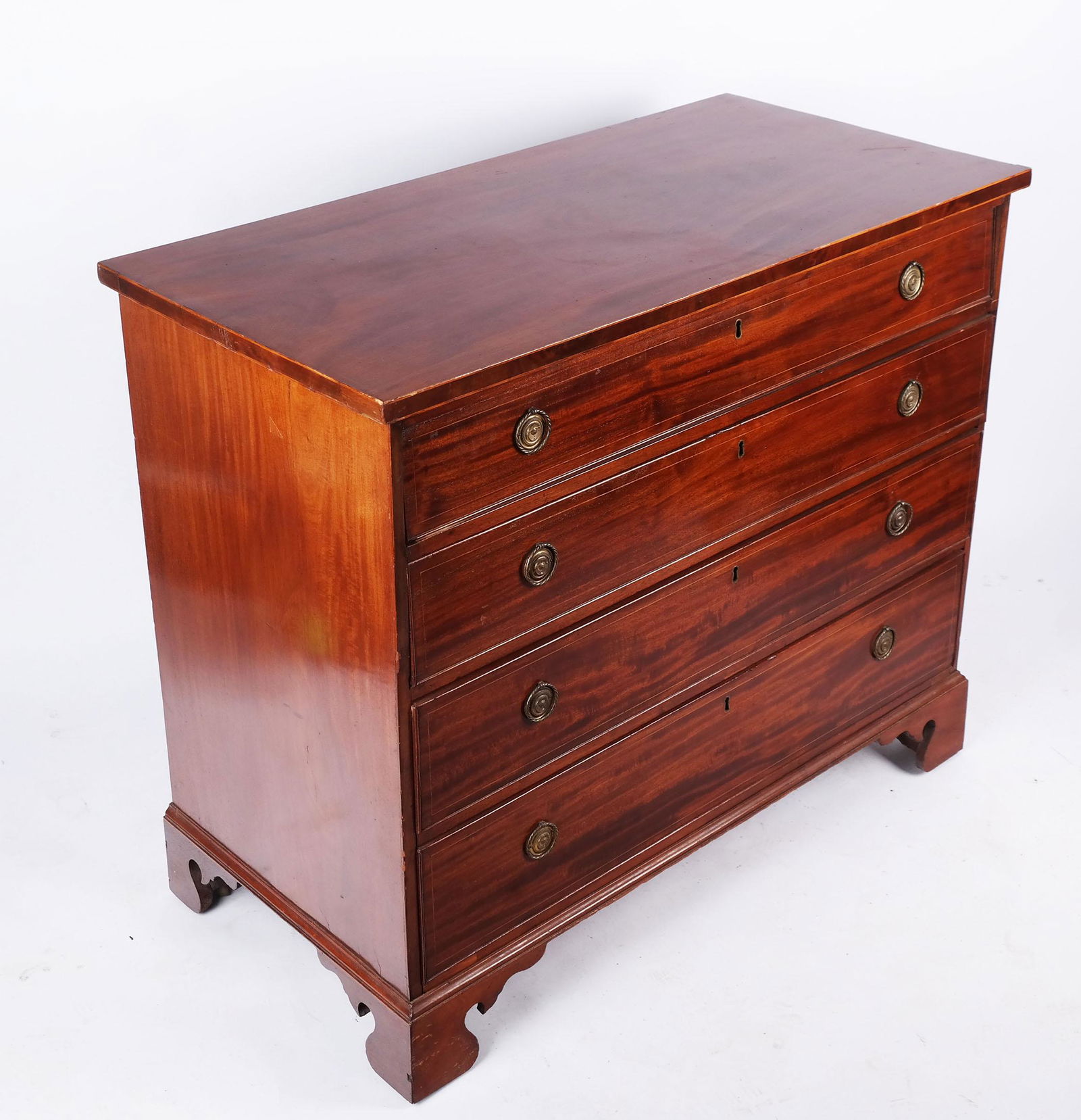 English Mahogany Chest of Drawers Circa 1800 (1 of 12)