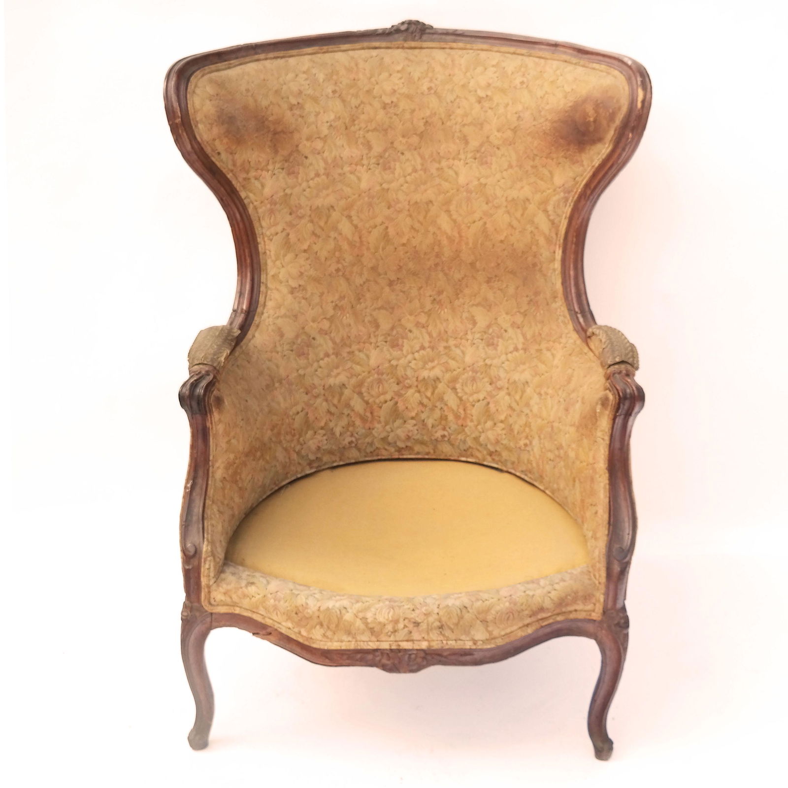 Louis XV Period Walnut Bergere (1 of 8)