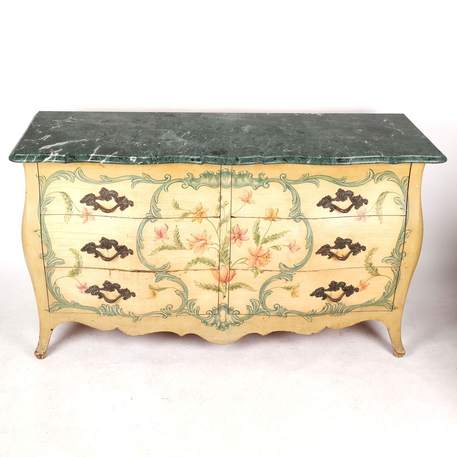 Venetian-Style Paint Decorated Commode (1 of 9)