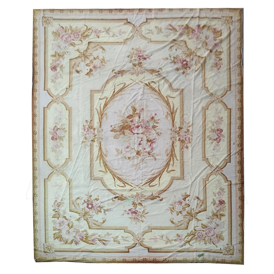 Needlepoint Aubusson-Style Carpet (1 of 13)
