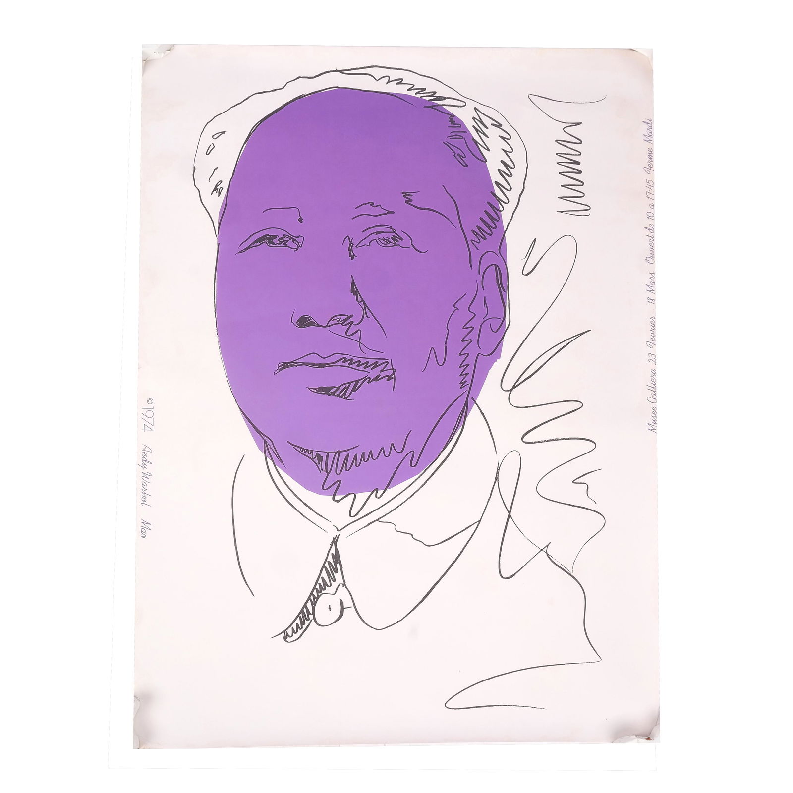 After Andy WARHOL: Mao Tse Tung - Print on Paper (1 of 10)