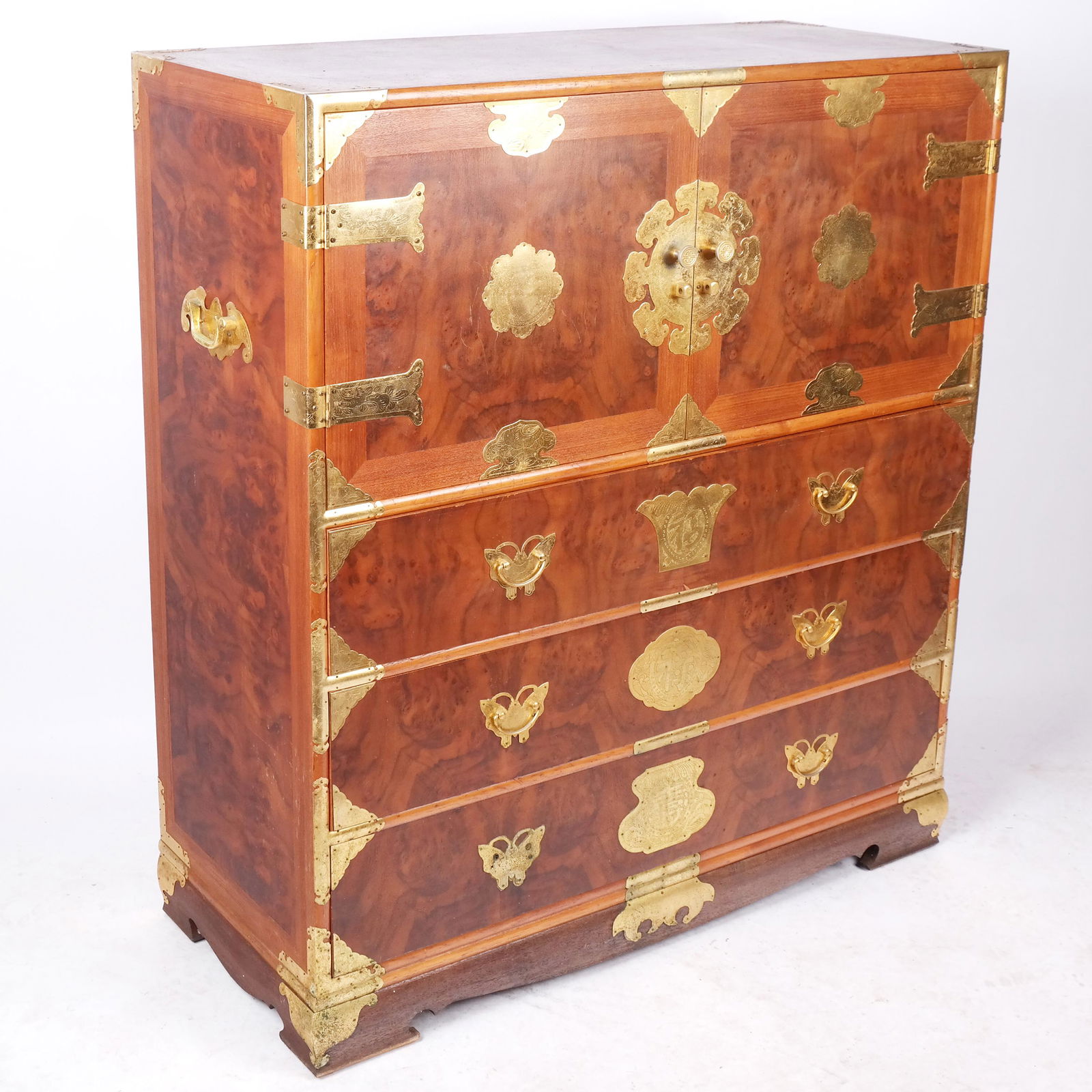 Asian Brass-Mounted Bandaji Nong Chest (1 of 13)