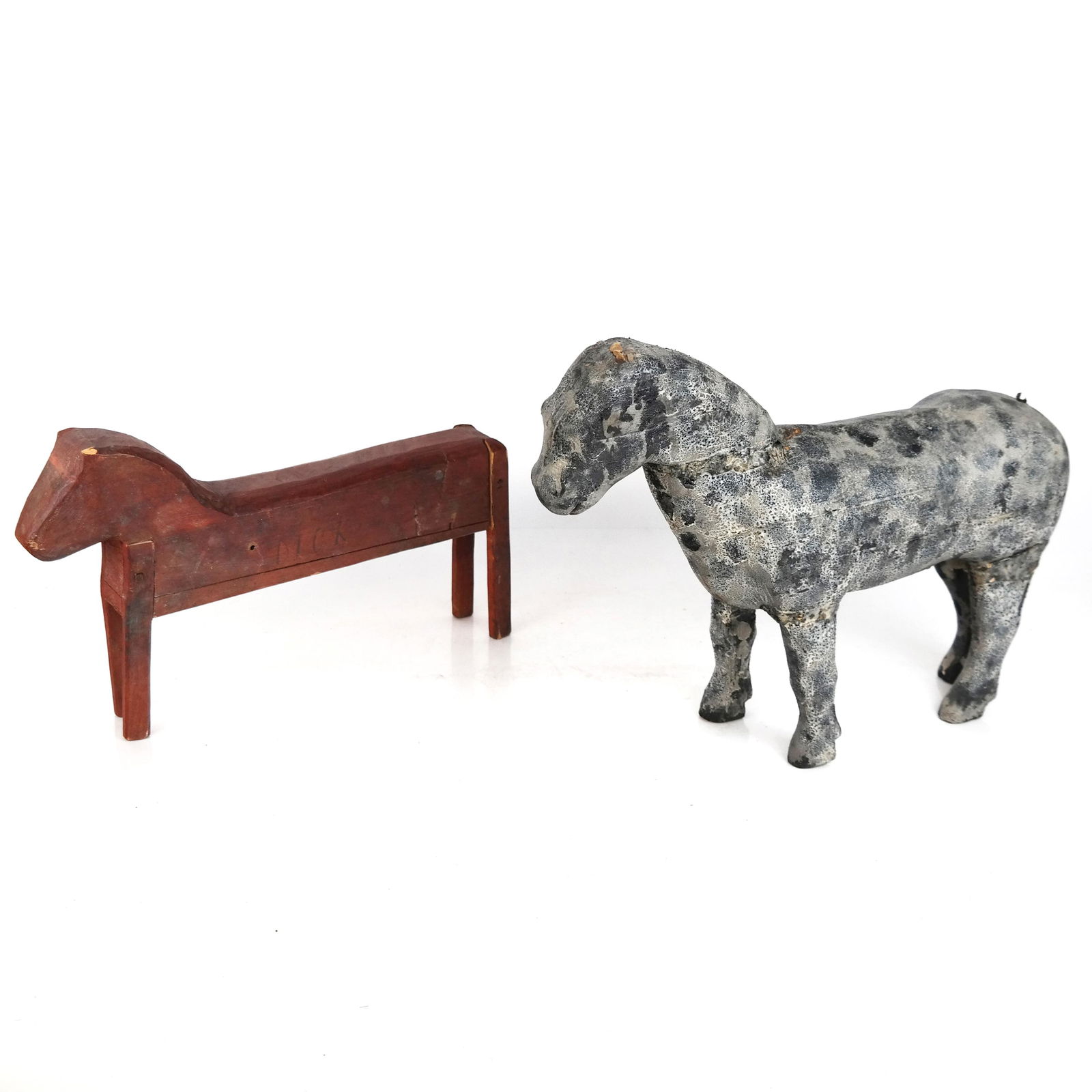 American Folk Art Models of Horses (1 of 6)