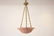 104: Empire Style Pink Alabaster Ceiling Fixture