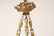104: Empire Style Pink Alabaster Ceiling Fixture - 3
