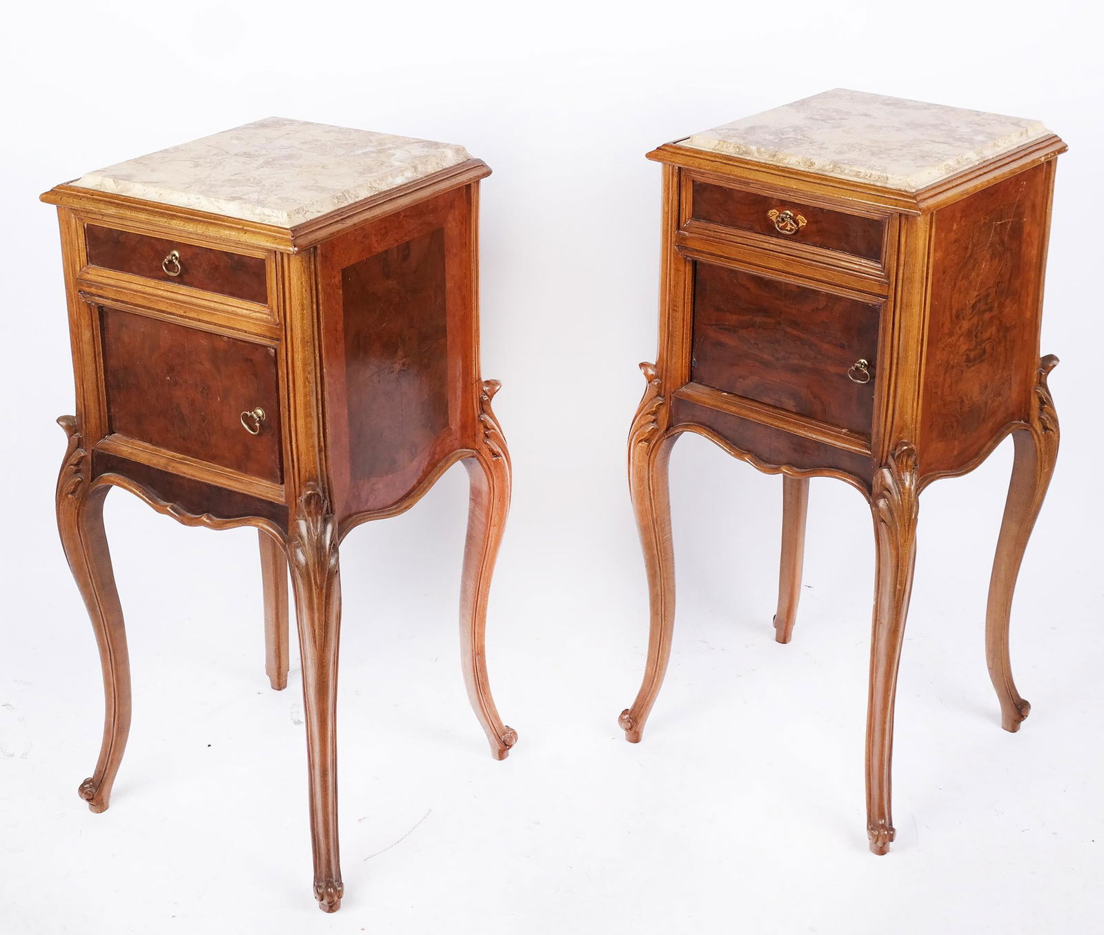 Pair of French Marble Inset Stands (1 of 12)