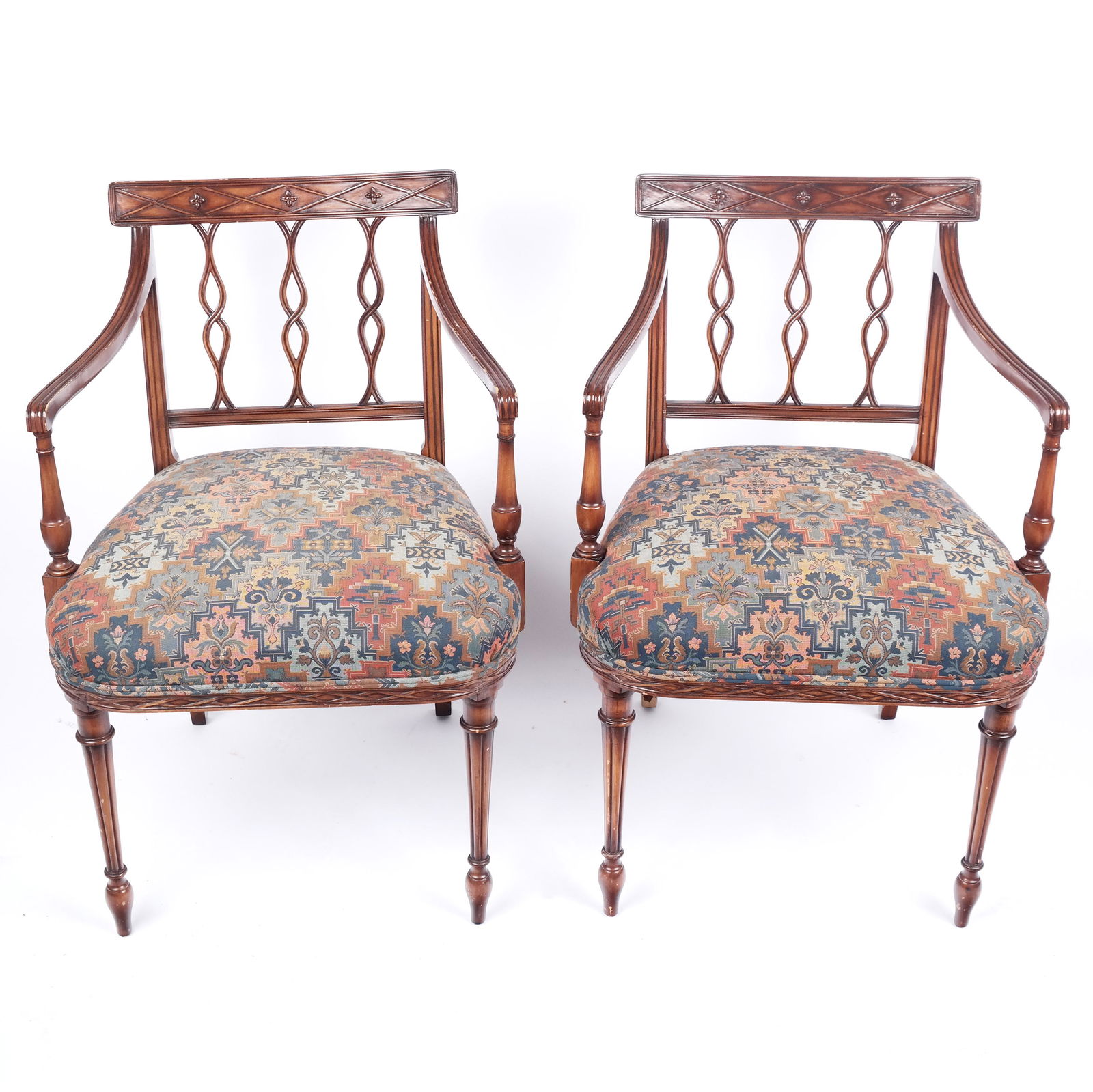 Pair of Regency-Style Armchairs by Smith & Watson (1 of 9)