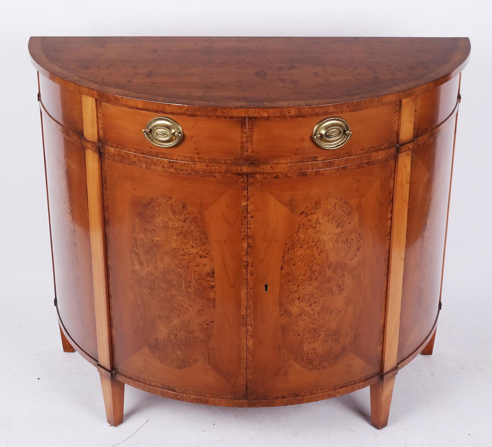 English-Style Burl Walnut Chest by Smith & Watson (1 of 9)