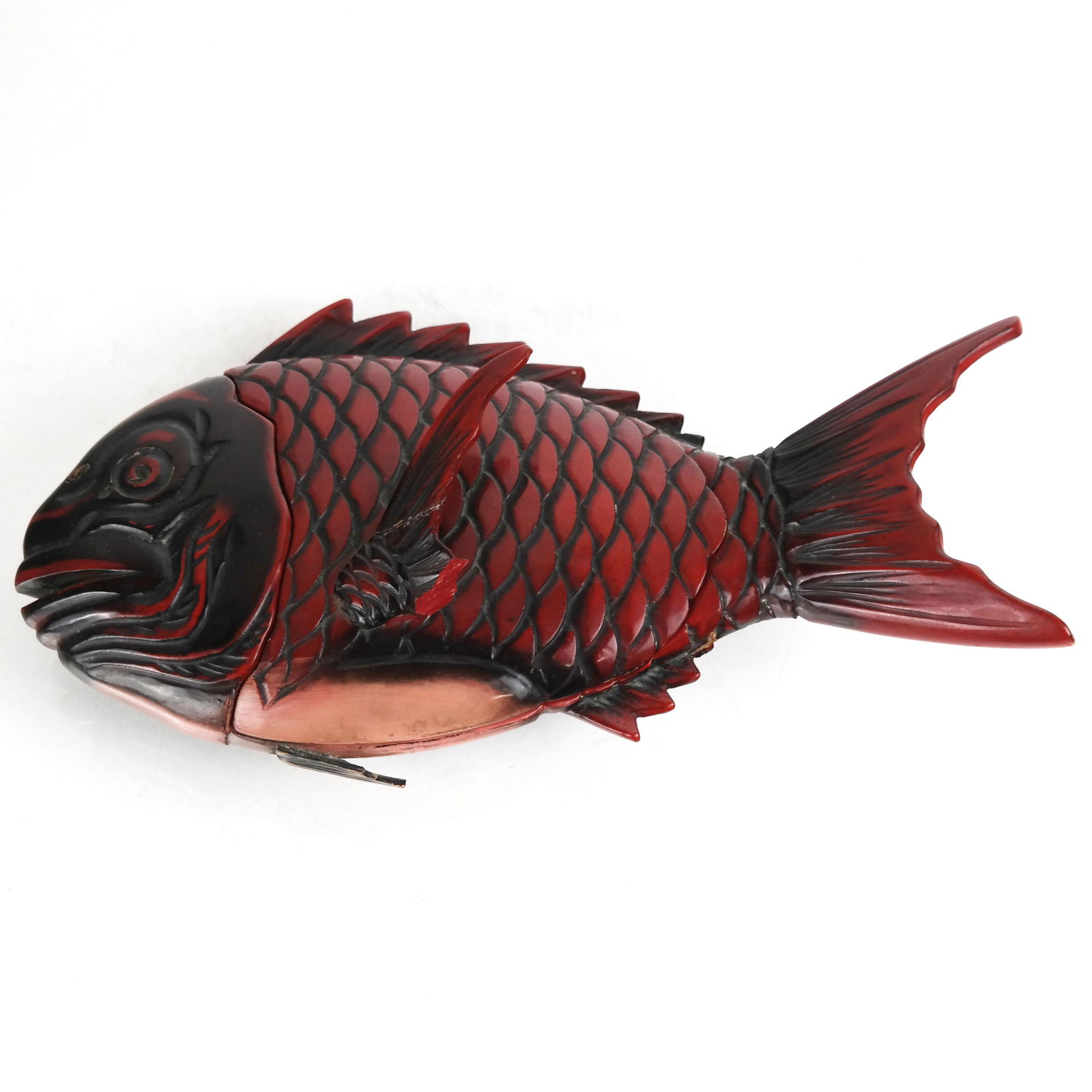 Japanese Meiji Fish Box (1 of 9)