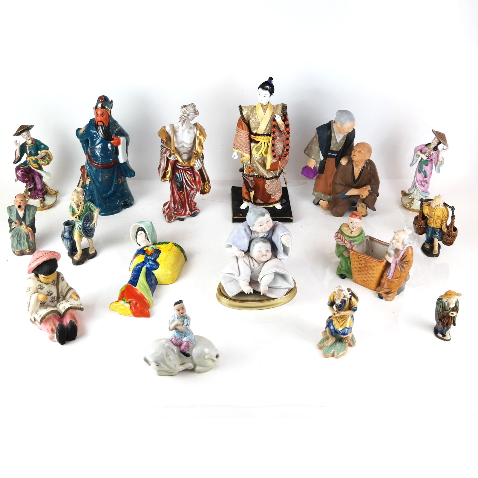 Lot of Various Chinese & Japanese Figural Groups (1 of 13)