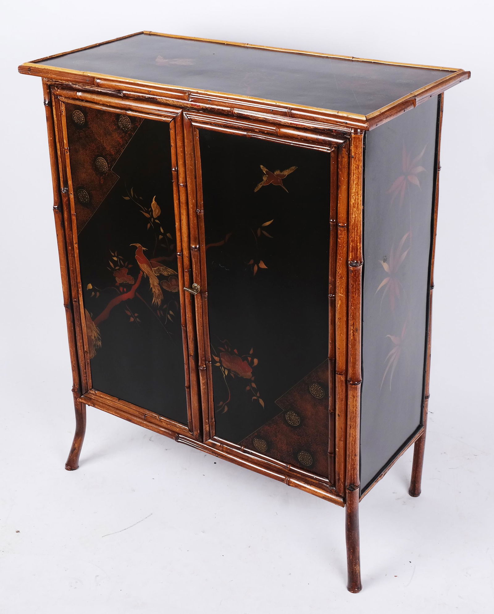 Regency-Style Chinoiserie Decorated Cabinet (1 of 10)