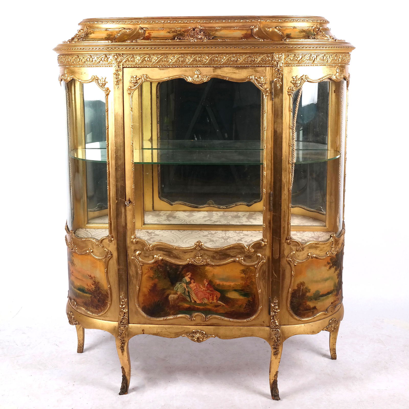19th Century French Vernis Martin Vitrine (1 of 13)
