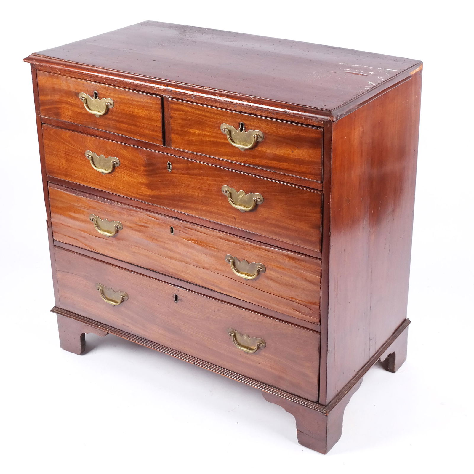 Late 18th C. American Mahogany Chest of Drawers (1 of 12)