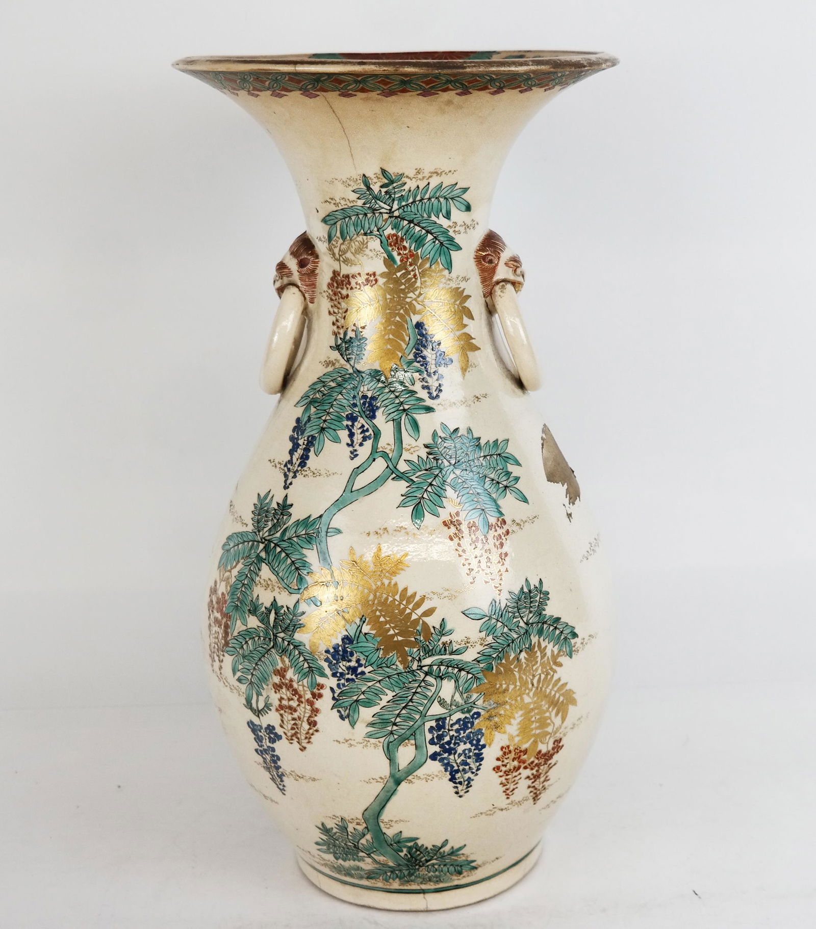 Asian Glazed Ceramic Vase (1 of 10)