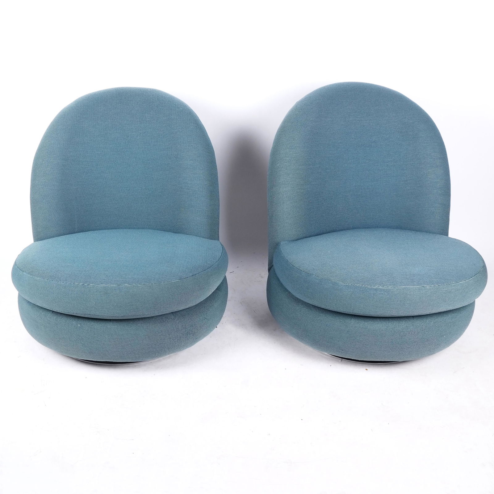 Milo Baughman Swivel Lounge Chairs, Circa 1970s (1 of 9)