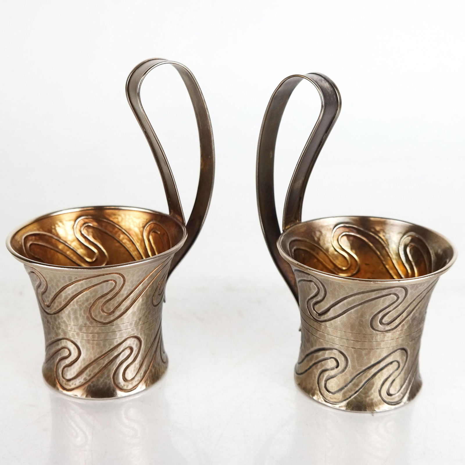 Pair of Lalaounis .800 Silver Cups (1 of 9)