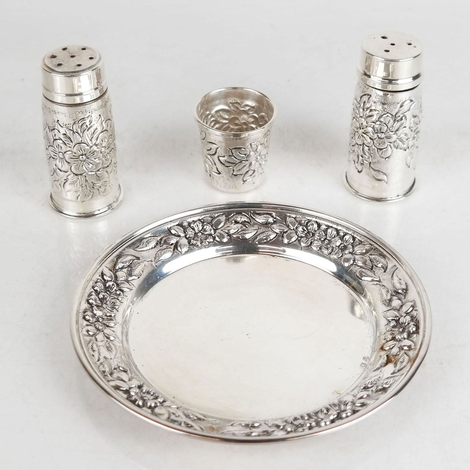 Four-Piece Silver Table Set (1 of 9)