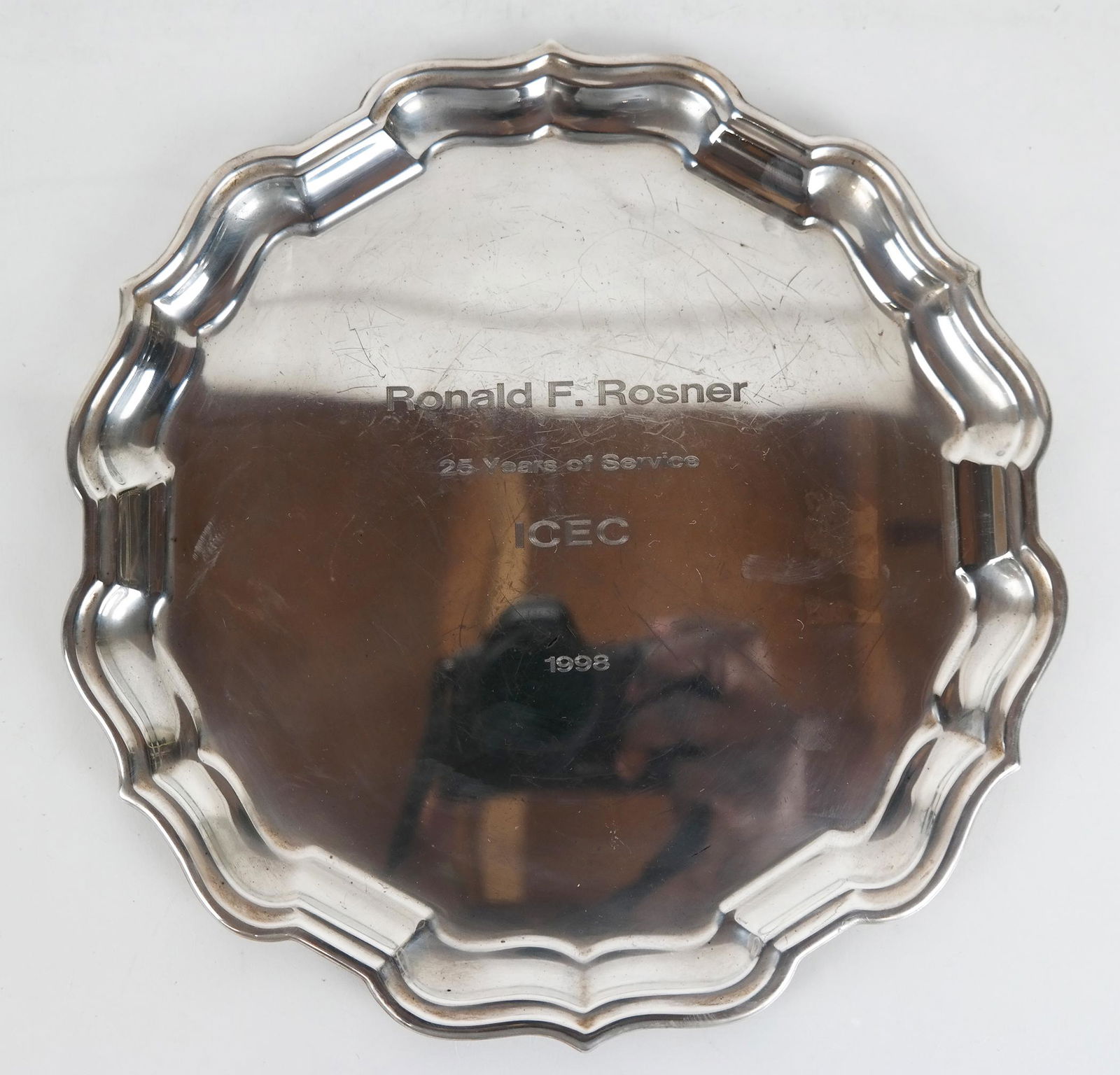 Reed & Barton Sterling Silver Tray (1 of 5)