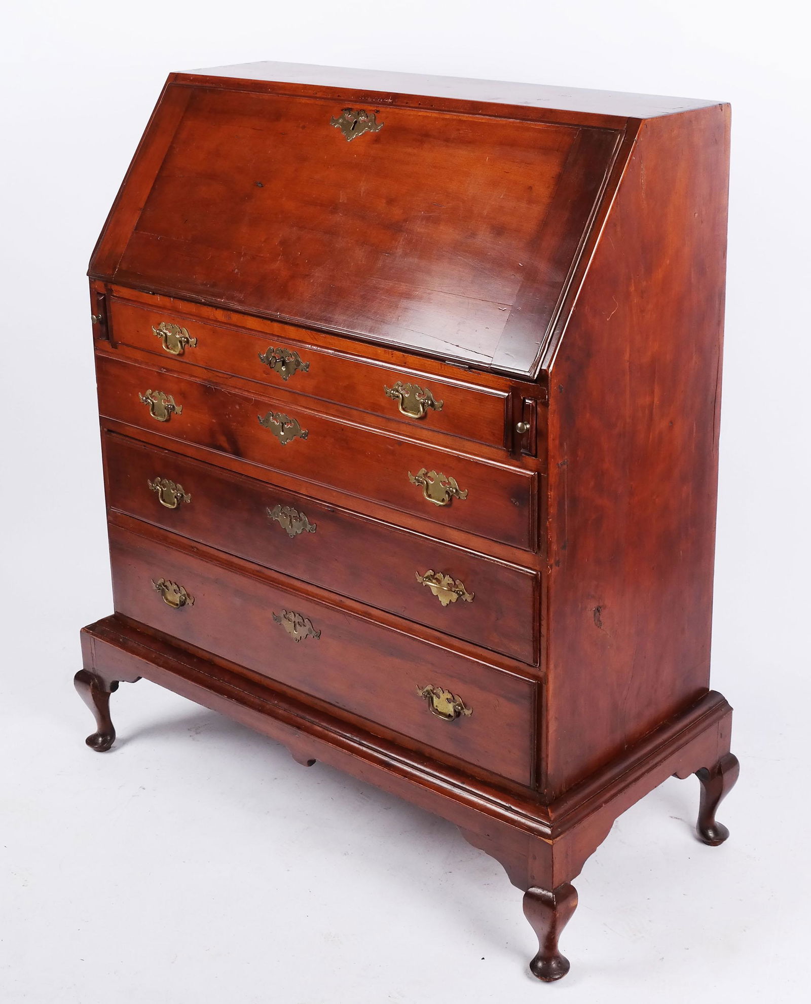 American Queen Anne Cherry Slant Front Desk (1 of 11)