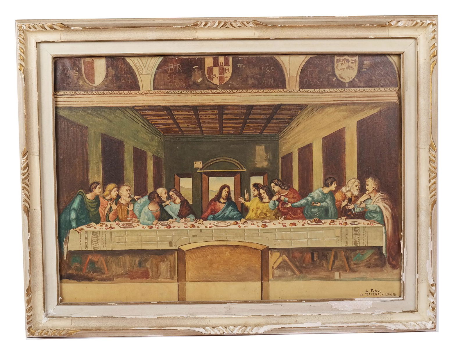 After Leonardo De VINCI: Last Supper - Painting (1 of 8)