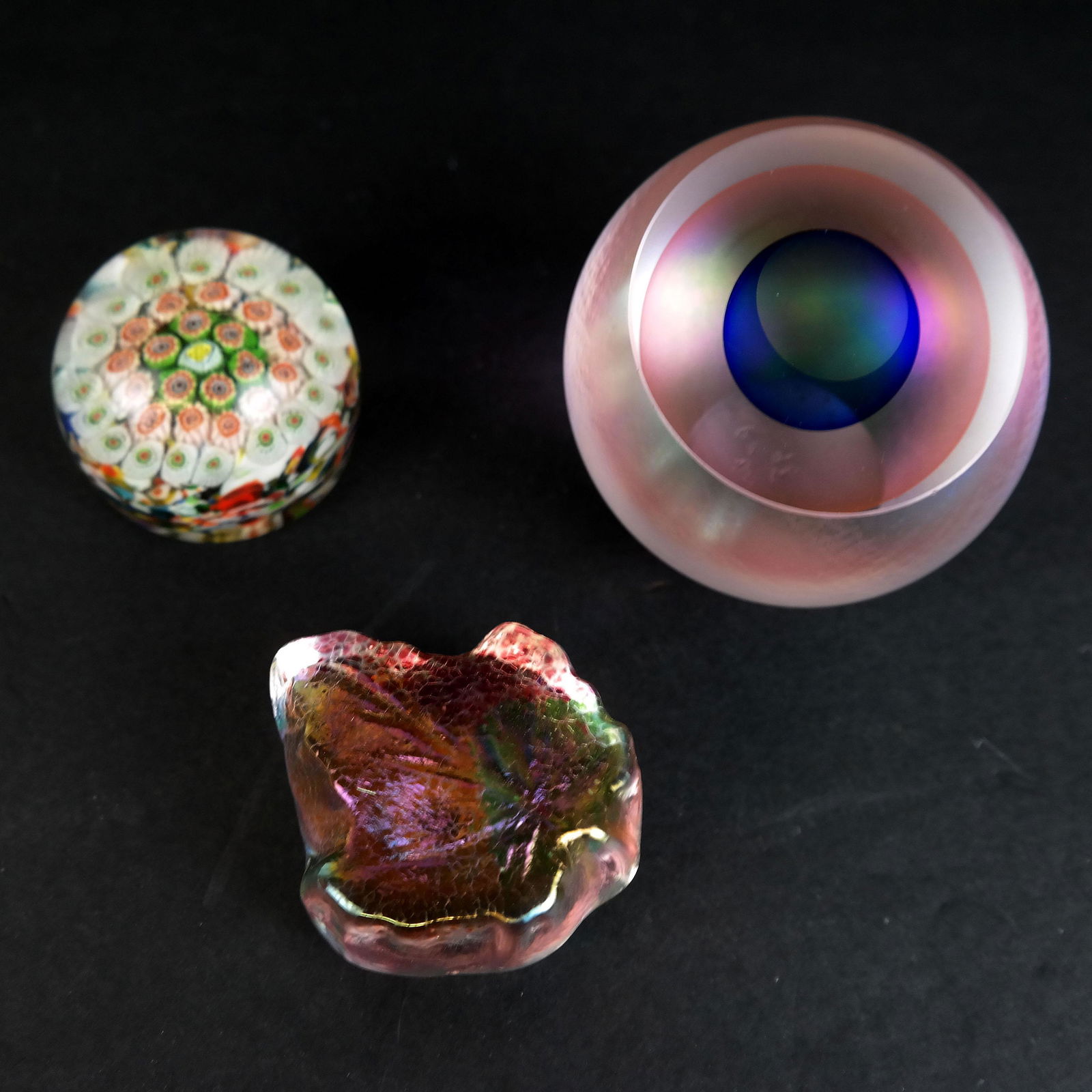 Three Glass Paperweights (1 of 15)