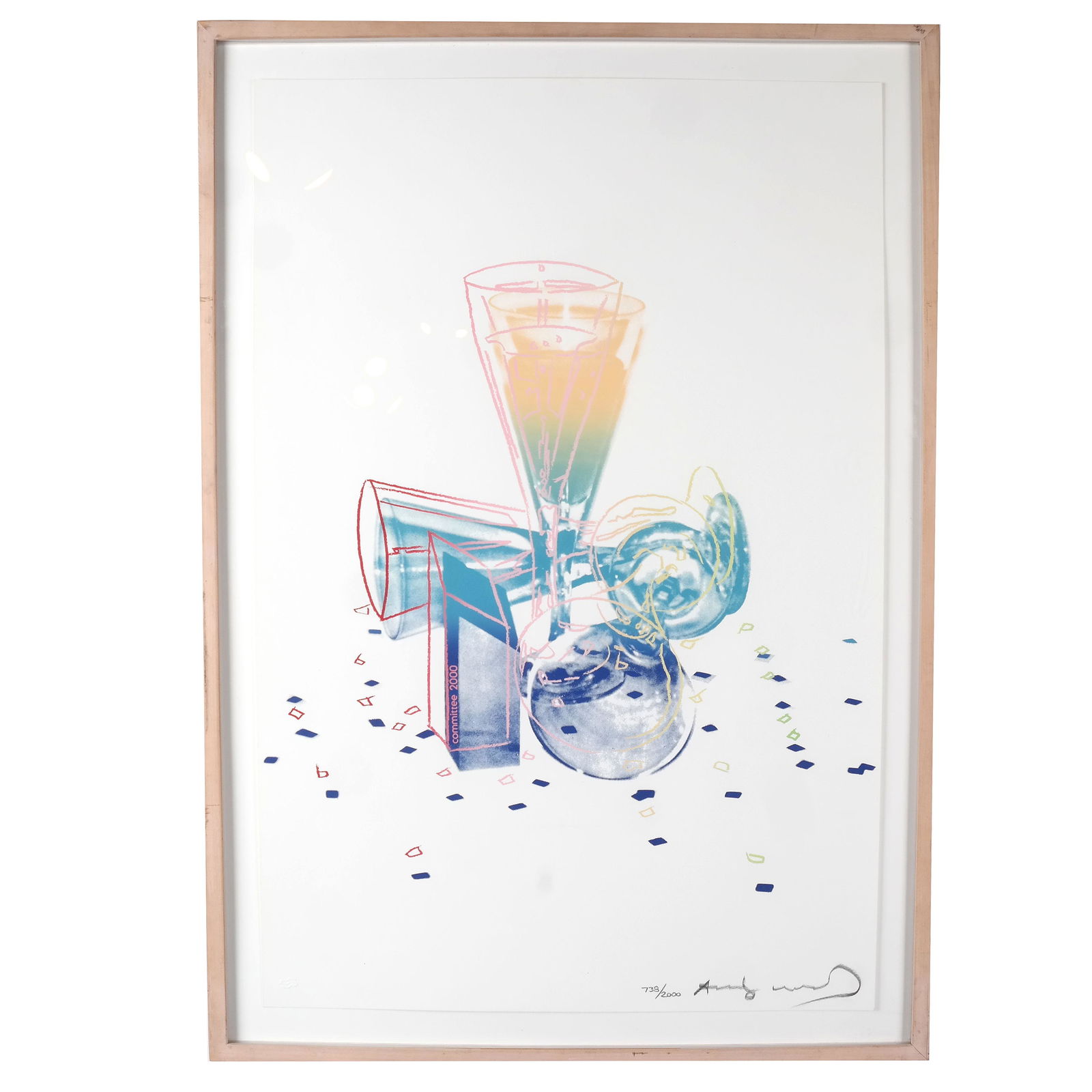 Andy WARHOL: "Committee 2000" - Screenprint (1 of 9)